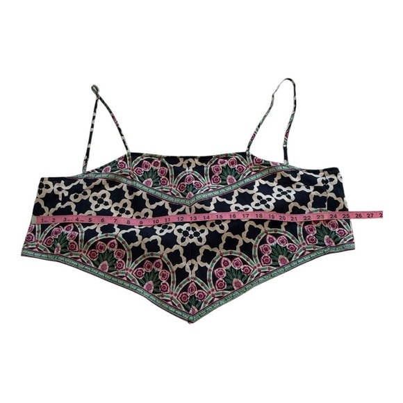 Y.A.S Top Yasmylia Crop Top With Back Tie - Size XL - Picture 10 of 15